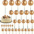 Gold Balls Cake Decorations x50