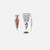 Halloween Candy Bags 10 Pack clear cone treat bags with black spooky Halloween designs and ties