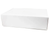 20x16x6 inch white milk carton cake box and lid for large slab and rectangular cakes