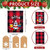 Mini Burlap Xmas Gift Bags x6