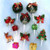 12 Piece Christmas Cake Topper Set
