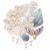 Luxe Mermaid Ball Cake Decorations Set