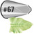 #67 leaf buttercream piping tip used to pipe realistic leaf decorations on cakes