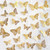 Card Butterfly Cake Decorations x12 - Metallic Gold