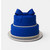 Pettinice Blue Fondant – 250gm Approx, a decorative cake covered in smooth blue fondant with a large bow on top and white fondant balls around the base.