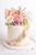 Luxe Blush Floral Cake Decorations Set
