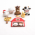 Farm Animal Cake Topper Set