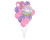 Artwrap unicorn helium balloons 12 pack pastel pink and purple party balloons with unicorn design