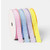 Pastel gingham ribbon rolls 1cm width for cake board decoration and gift wrapping