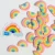PME Mini Rainbow Sprinkle Charms 25g featuring colourful rainbow-shaped edible decorations for cakes, cupcakes and cookies.