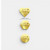 Gold mirror acrylic Happy Birthday cake disc available in heart, hexagon, and round shapes