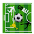 Soccer-themed disposable party cups and plates with football designs, sold in packs of 10