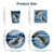 Fishing party tableware featuring jumping fish design including plates, cups and napkins sold individually