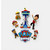 Paw Patrol cake decoration set featuring Chase, Marshall, Skye, Rubble, Ryder, Lookout Tower and Happy Birthday plaque displayed on a birthday cake