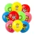 Pack of 10 colourful 12 inch Paw Patrol balloons featuring Chase, Marshall, Skye and Rubble birthday party designs