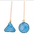 Mini fishing net cake decoration with handle, fishing themed cake accessory for birthday and retirement cakes