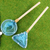 Mini fishing net cake decoration with handle, fishing themed cake accessory for birthday and retirement cakes
