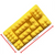Building block silicone chocolate mould with multiple brick shapes for fondant, chocolate and themed cake decorations