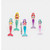 Colourful mermaid cake decoration topper sold individually, ideal for mermaid birthday cakes and ocean-themed celebrations