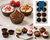 Chocolate Brown Dark Chocolate Dessert Cups pack of 8 ready to fill chocolate shells