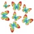 Wilton Rainbow Butterfly Edible Wafer Decorations for cakes and cupcakes