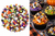 Arcoiris Halloween Eyeball Sprinkle Medley 80g with colourful sprinkles and black and white edible eyeballs