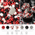 Arcoiris Graveyard Halloween Sprinkle Medley 80g with RIP tombstones, bones, eyeballs and red black and white sprinkles
