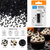 PME Black Bats Edible Glitter Shapes 1g for Halloween cake and cupcake decorating