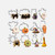 Halloween Cookie Cutter Set 12 Piece with assorted bat, pumpkin, ghost, witch hat and coffin shapes