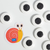PME Sprinkle Charms Jumbo Eyes 25g featuring large white edible candy eyes with black pupils in colourful turquoise PME packaging, perfect for monster cupcakes and character cakes.