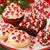Arcoiris Candy Cane Sprinkles Mix 80g in a purple resealable pouch, featuring red and white candy cane-shaped edible sugar decorations for Christmas baking.