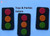 Traffic Light Edible Cupcake Toppers. Pack of 12