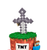 Handmade Minecraft edible cake decorations including Steve Creeper pig TNT sword tree fox and sheep