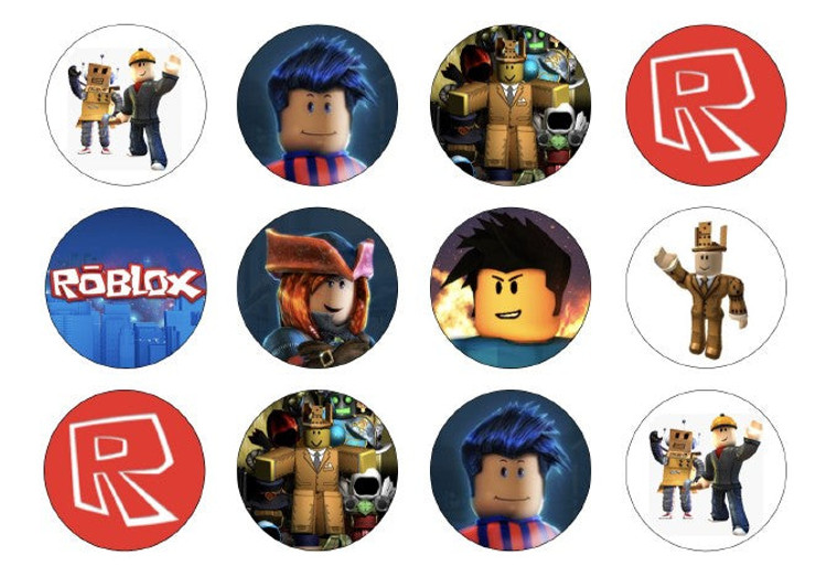 Roblox Edible Image Cupcake Toppers x12