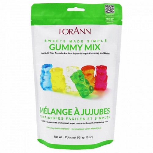 LorAnn gummy mix pouch for making homemade gummy lollies with flavouring