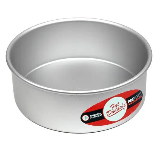8 Inch Round x 3 Inch High Cake Pan | Fat Daddios