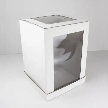 10 x 10 x 12 Tall Cake Box With Double window