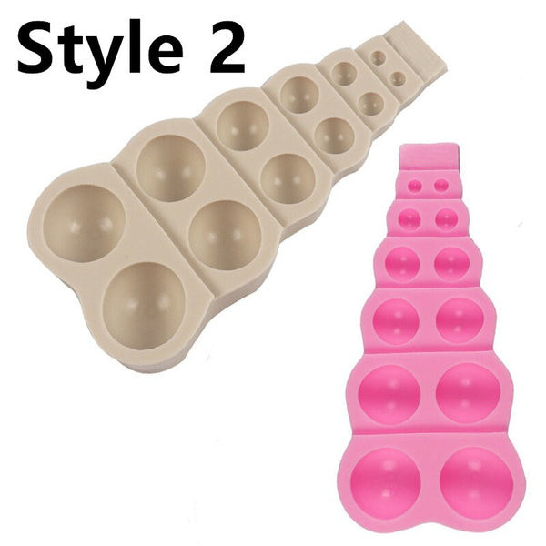 Half Sphere Multi Size Silicone Mould