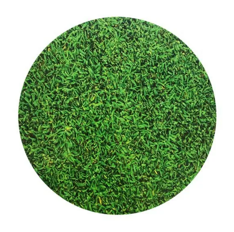 10 Inch Round Grass Design Cake Board. 6mm Thickness