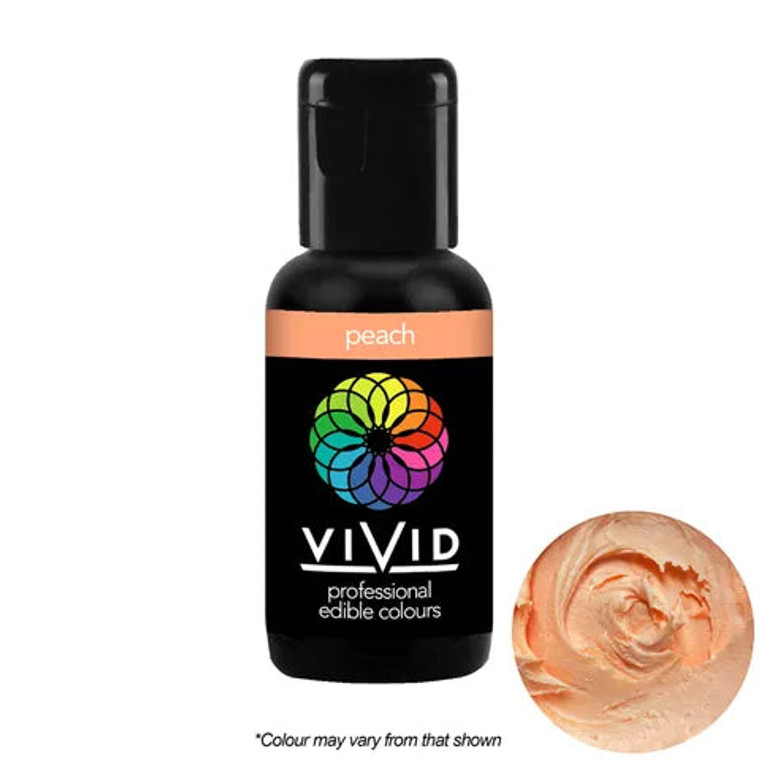 Vivid Peach Food Colouring Gel