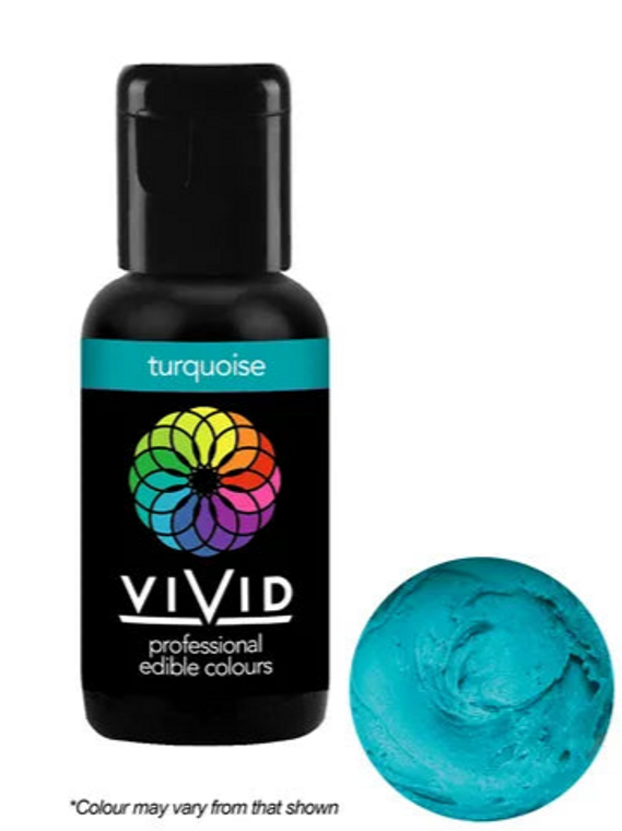 Vivid Turquoise Food Colouring Gel