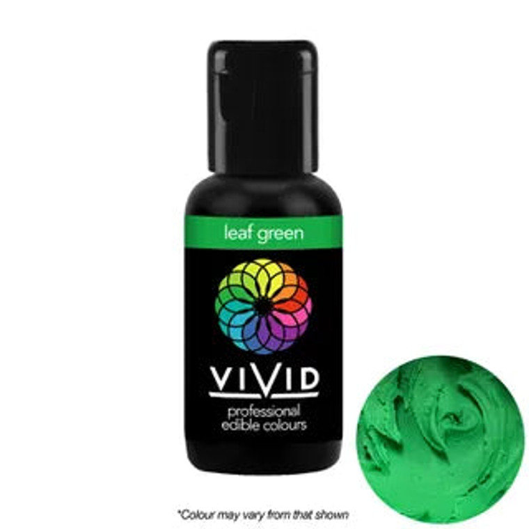 Vivid Leaf Green Food Colouring Gel