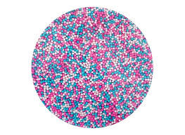 Pink, White Blue Non Pareils Sprinkles 30gm