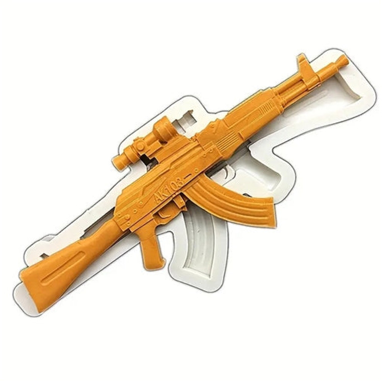 Cake Decorating Cool Rifle Silicone Mould