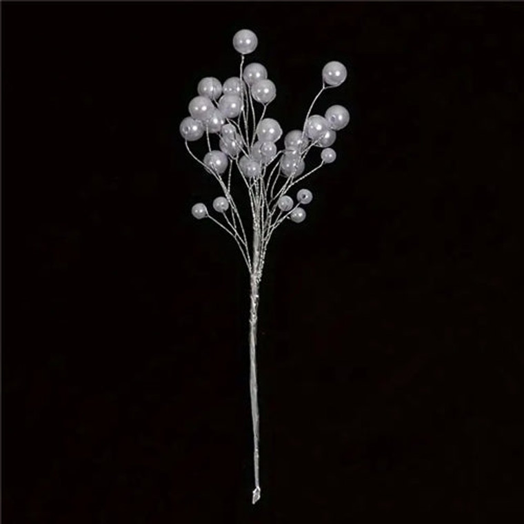 Pearl Spray Cake Topper - Non Edible Decoration