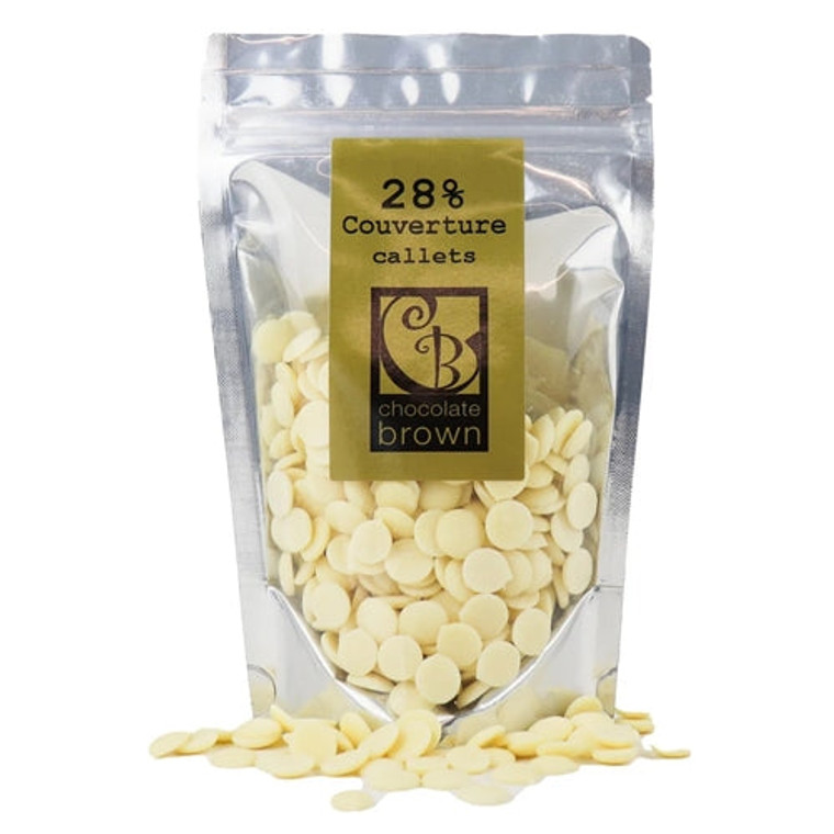White Chocolate 28% Callets - 150gm