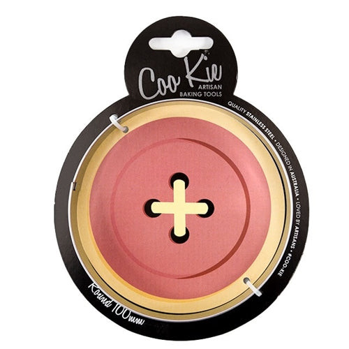 100mm round cookie cutter used for large cookies and fondant plaques