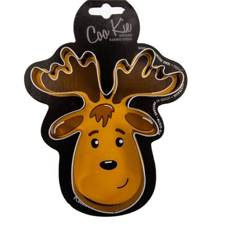 Reindeer Cookie Cutter by Coo Kie Artisan Baking Tools - The Cake Mixer
