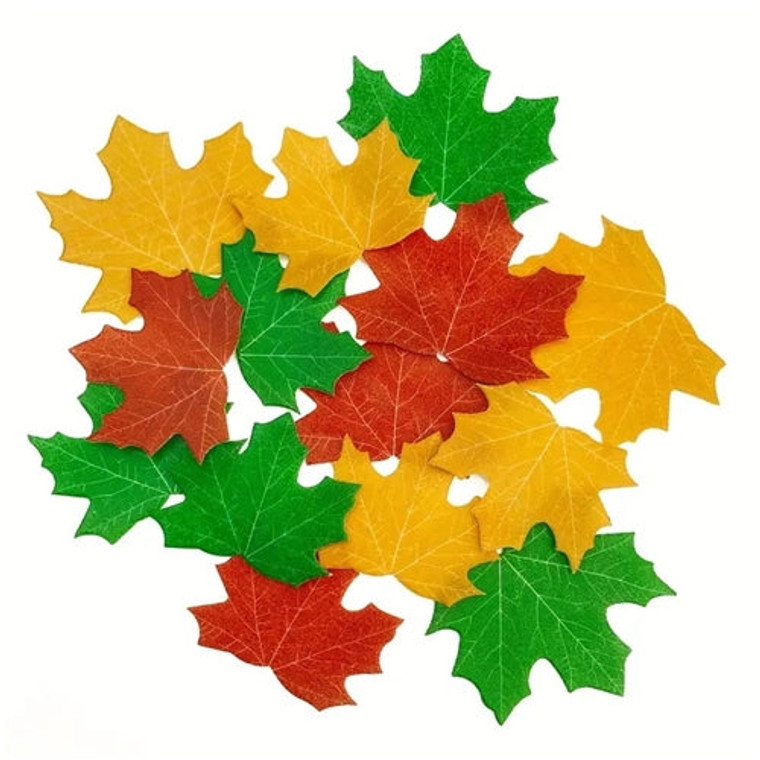 Wafer Paper Maple Leaves