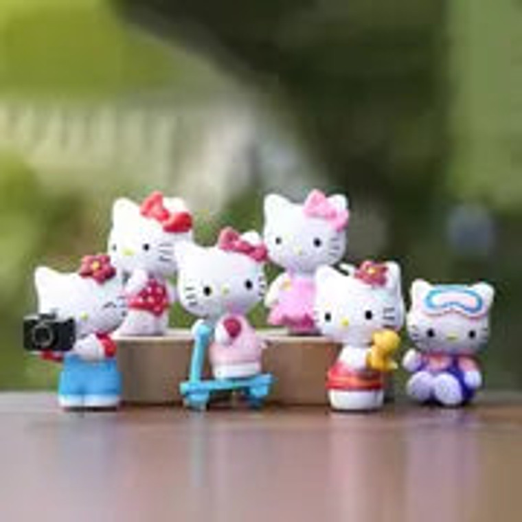 Hello Kitty Cake Topper Figurines